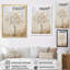 Minimalisme, érable beige sur fond mélodique sur toile-1789292363-1789292360
