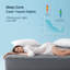  Surmatelas rafraîchissant simple, surmatelas de soutien, housse de protection pour matelas respirant et doux, housse de lit à poches profondes, lavable à la machine (gris foncé, simple)-141475520
