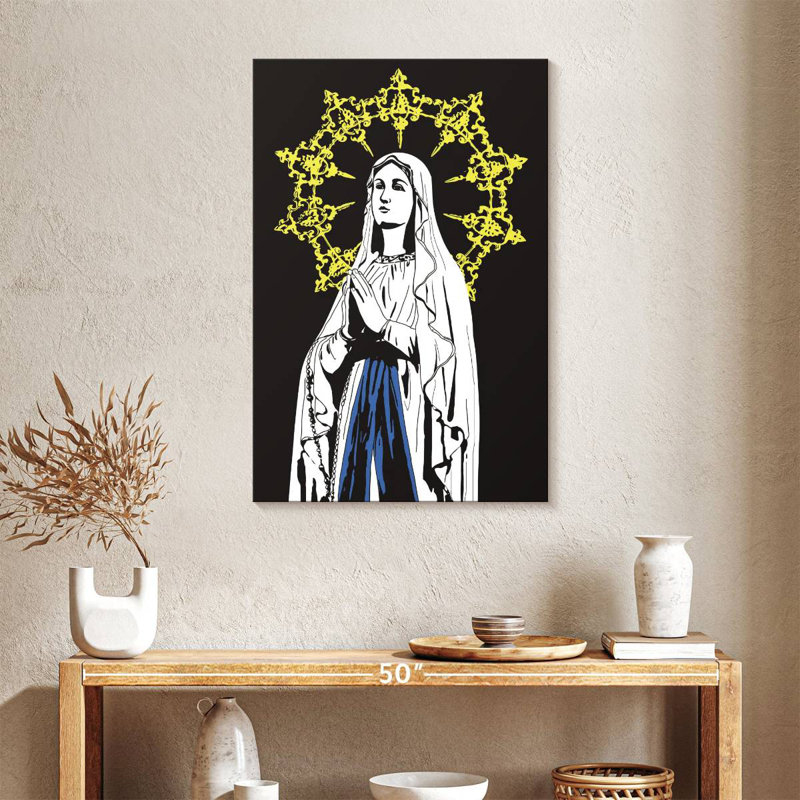 Holy Mary, 36" H x 24" W