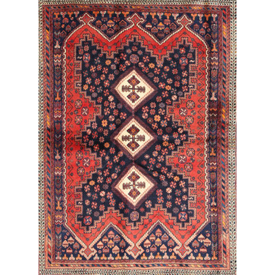 Tapis rouge / brun Southwestern
