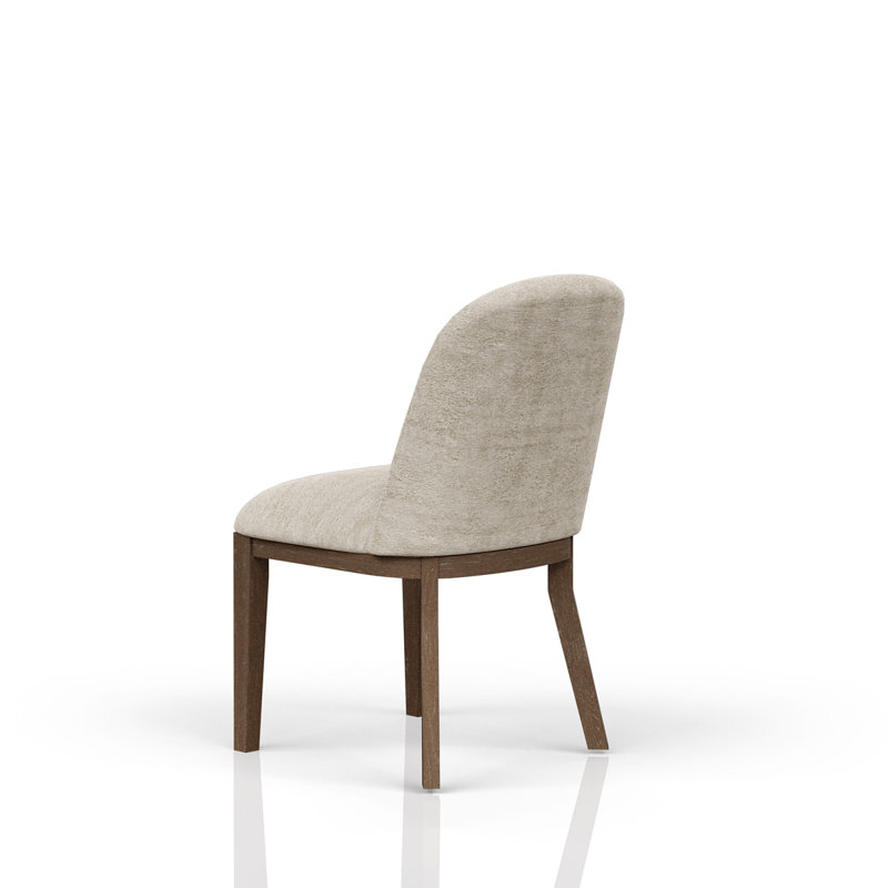 Chaise rembourrée cacao et abri (ensemble de 2)