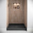 Streamline 36 in. x 36 in. Alcove Acrylic Shower Base in Matte Black with Center Drain, Drain Included-118934355