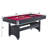 6-Ft Pool Table With Table Tennis Top - Black With Red Felt-103301773