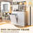 40 in. W x 14 in. D x 36 in. H Ready to Assemble Floor Base Tilt-Out Trash Kitchen Cabinet with 2-Drawer Trash Can not included-108845591
