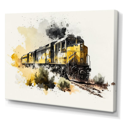 Rythme du train II - Transport train, impressions encadrées