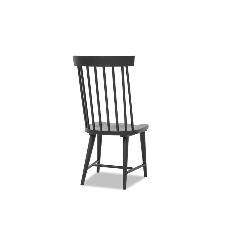 Chaises de salle à manger en bois massif Cordella Mya, Gris