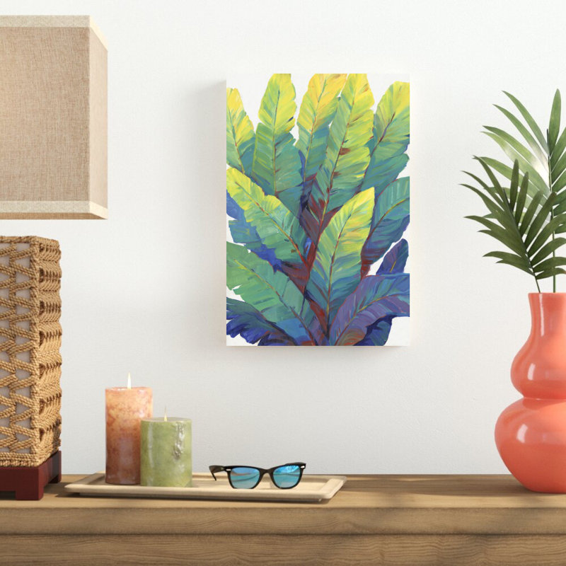 Sunlit Banana Leaves II, H 18 po x l 12 po