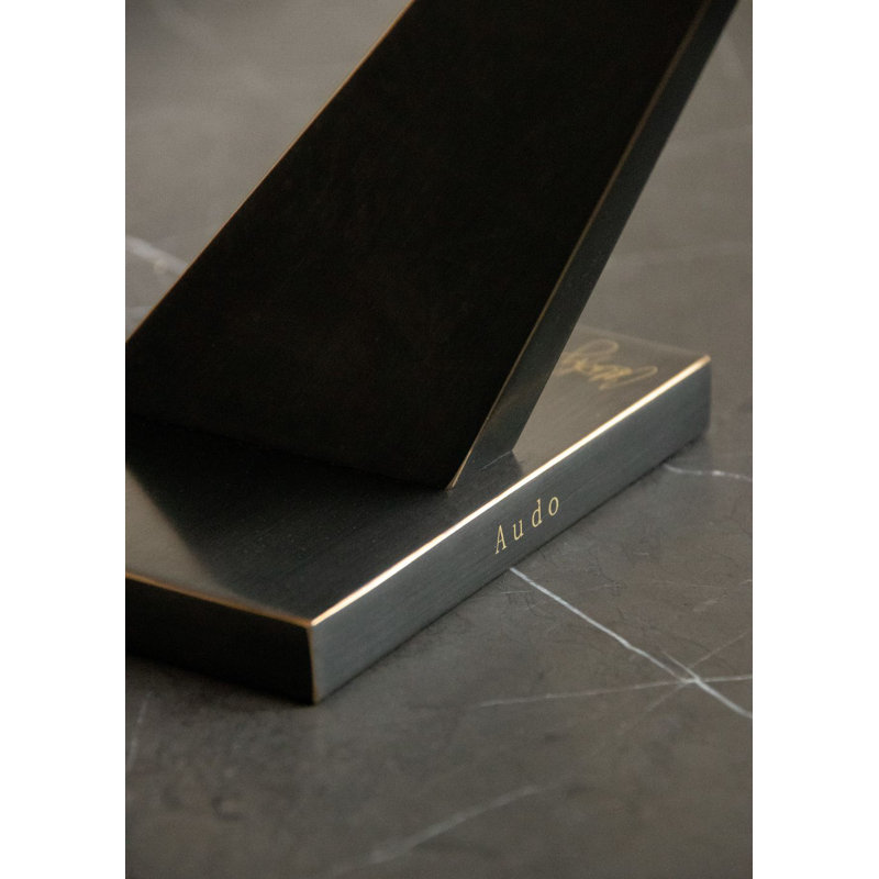 Interconnect Candlestick, Black, 10.04" H x 16.73" W x 3.54" D