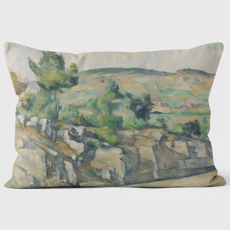 Hillside in Provence - Paul Cézanne - National Gallery Cushion
