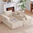 96.9'' Cloud Sectional Couch With L-Shaped Chaise,Modern Modular Sofa With Deep Seat, Upholstered Couches For Living Room Bedroom,No Assembly Required,(Corduroy Fabric)-1920067469-1920067467-1920067459