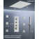 LED Thermostatic Shower Faucet, 20" High-Pressure Rainfall Shower Head with Rough-in Valve and Body Jets