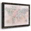 Carte de guépard rose sur toile-96272894-96272896