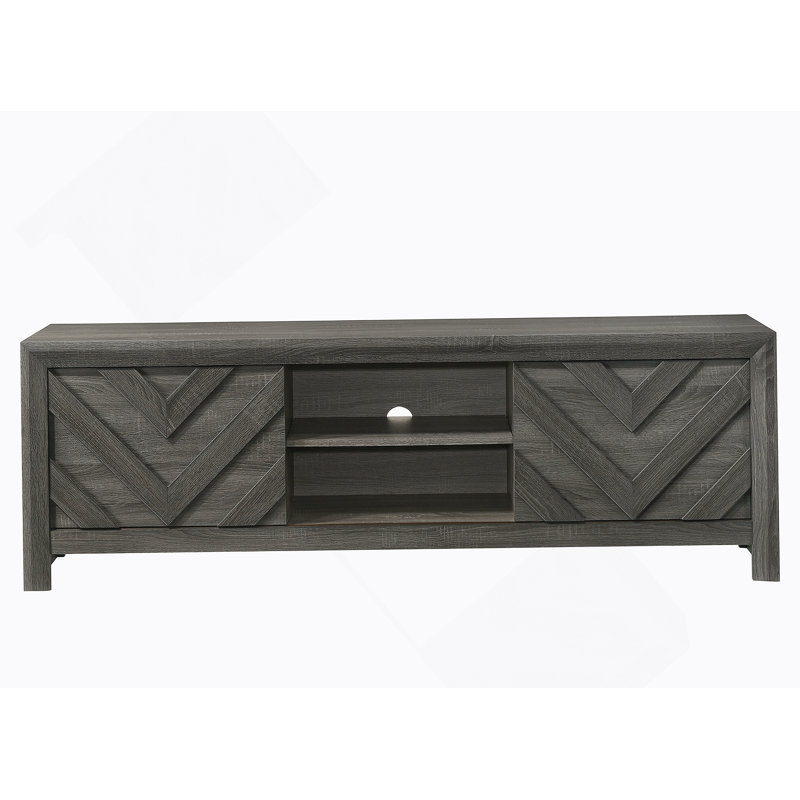 Meuble télé 1pc, Gris foncé