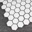 Carreau de mosaïque en porcelaine mate 11,82 po x 10,24 po Porcetile Hexagon