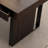 Smoked color Rectangular Solid Wood Writing desk with drawers desk-921615280