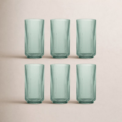 Laya Fluted Acrylic Drinking Glass