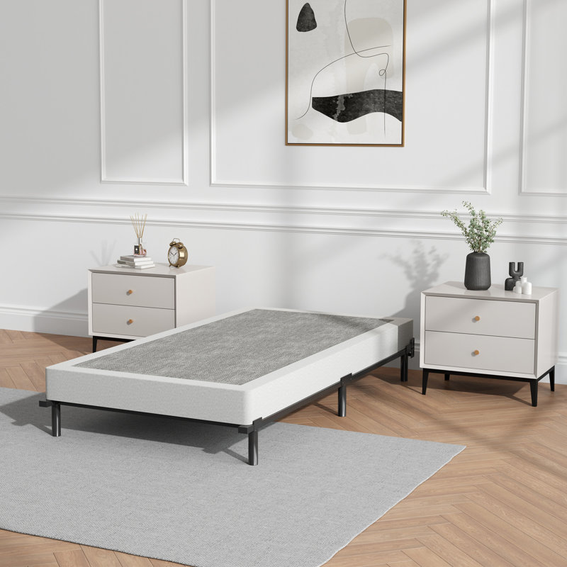 Sommier en métal Manston, Lit simple, Profil haut (9 po)