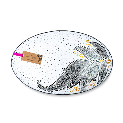 Sara Miller, Artisanne Noir - Serving Platter