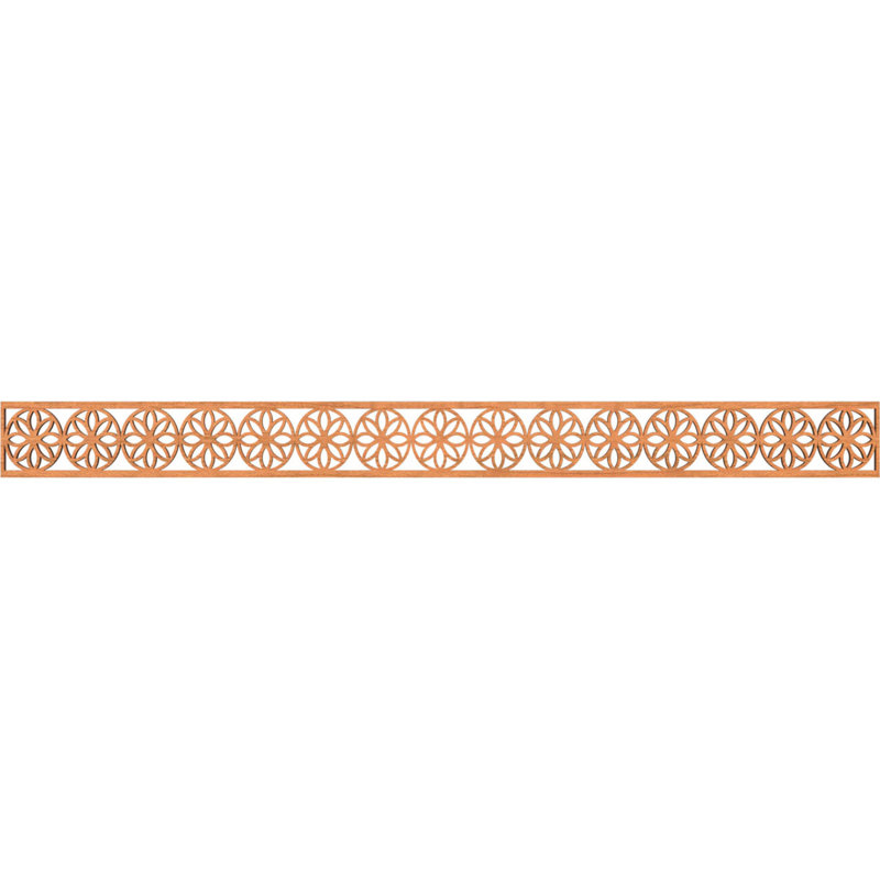 Moulure Blume, Cerisier, H 4 po x l 46,375 po x P 0,25 po