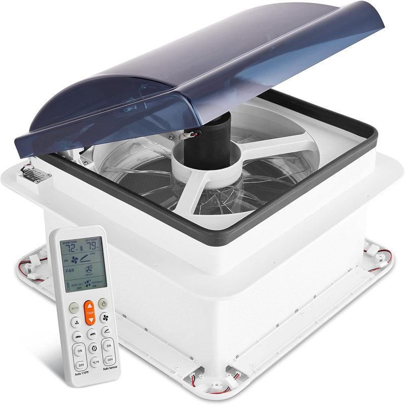 Ventilateur de voiture 3,75 po Hike Crew, Fumée