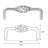 5" Center to Center Birdcage Pull Multipack-51897418