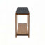 Console 60 po à deux niveaux minimaliste, table d'entrée moderne avec tablette pour le salon et le couloir-399382229