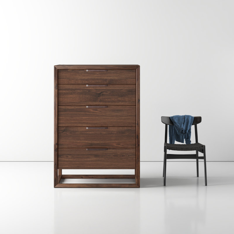 Rosy 38'' W 5 - Drawer Dresser