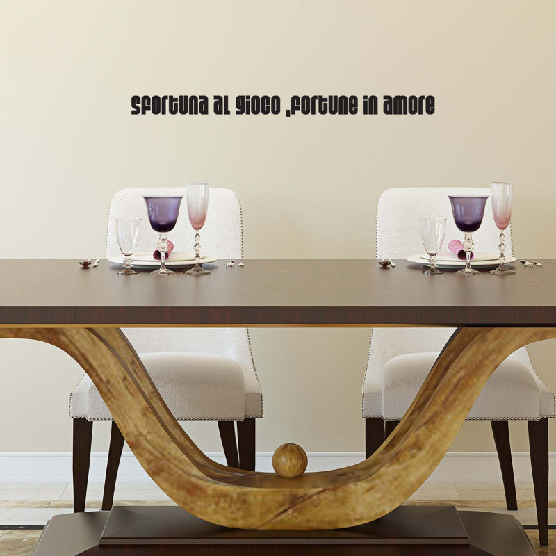 Text & Numbers Wall Decal