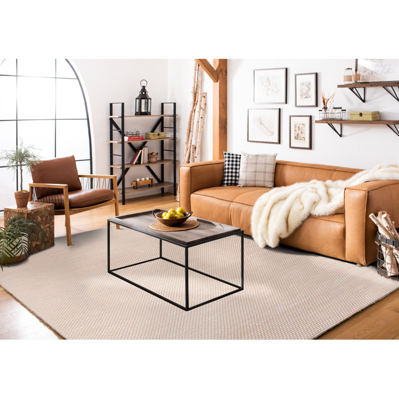 Tapis en laine / coton à tissage plat Vermont, Rectangle 8 pi x 10 pi