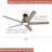 Akhavi Ceiling Fan with LED Lights-378983692