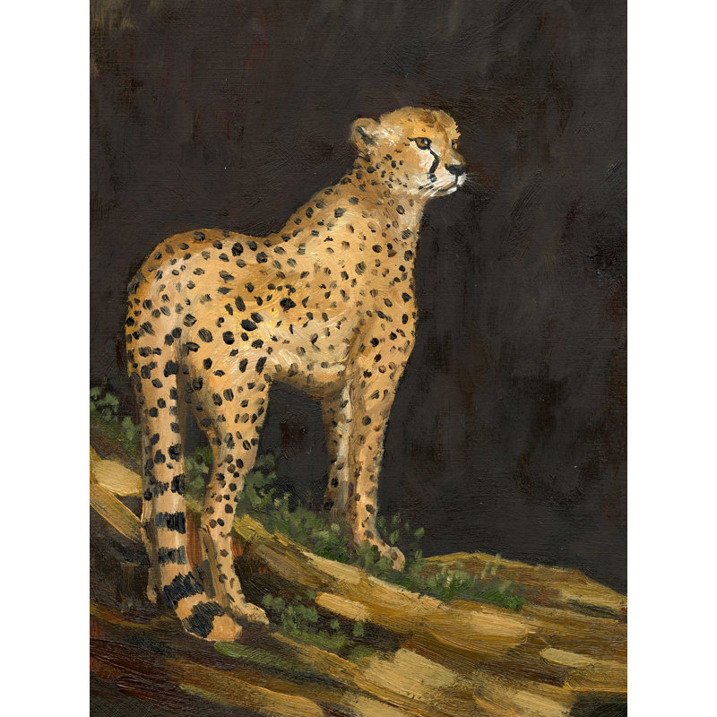 The Cheetah 2 - Impression sur toile tendue, H 16 po x l 12 po