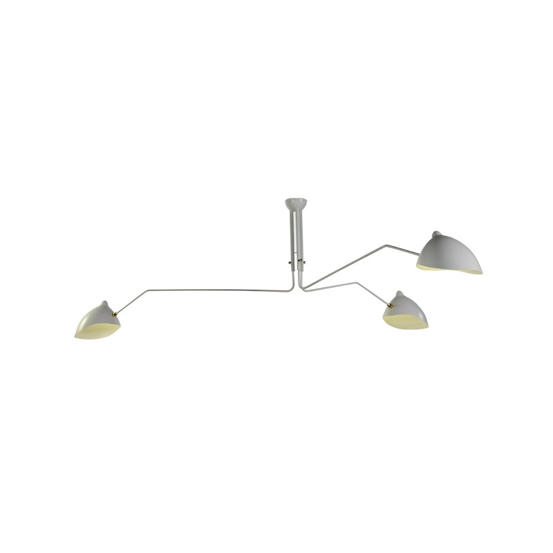 Luminaire suspendu Simio (3 têtes), Blanc