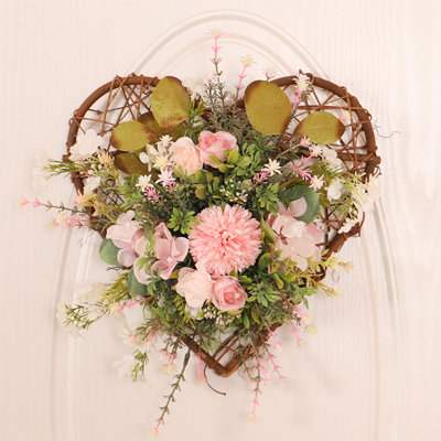 Faux Lighted 30cm Wreath