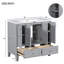 Meuble-lavabo simple 36 po avec plateau en résine Crissman-1749474214