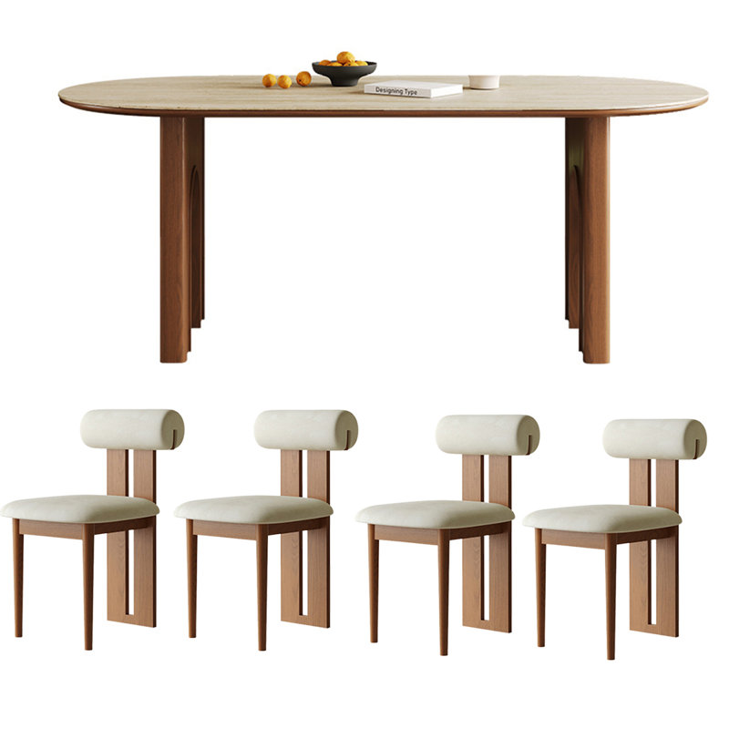 Ensemble de salle à manger l 31,5 po Iaschome, H 29,5 po x L 70,9 po x l 31,5 po
