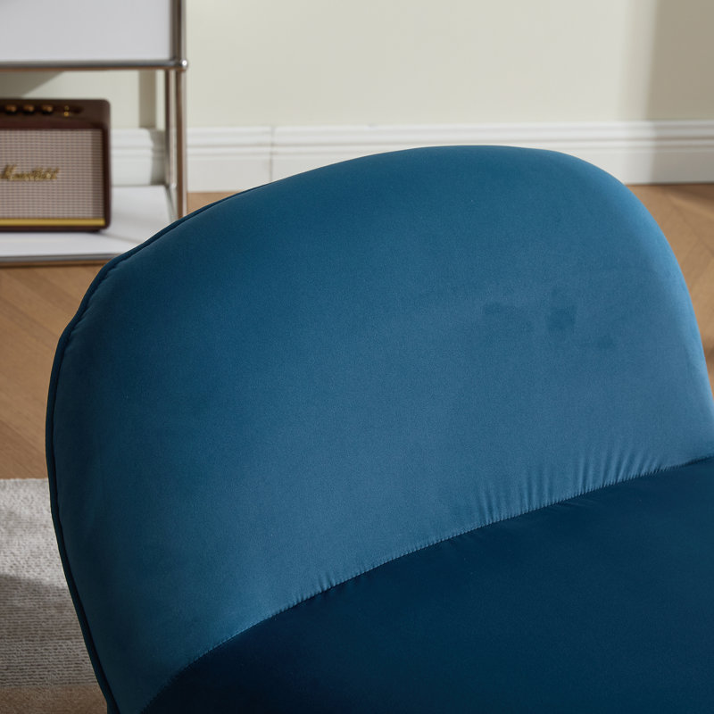 Fauteuil d'appoint pivotant, Bleu fumé