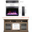 Foyer électrique encastrable 23 pouces - flamme de cristal, 11 réglages de température, télécommande, protection contre la surchauffe, 1400 W pouces, 9 réglages infrarouges réalistes