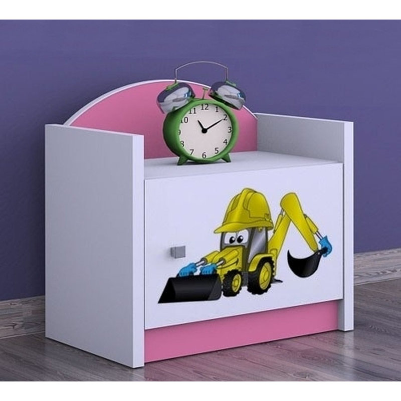 Elvis Nightstand, Pink