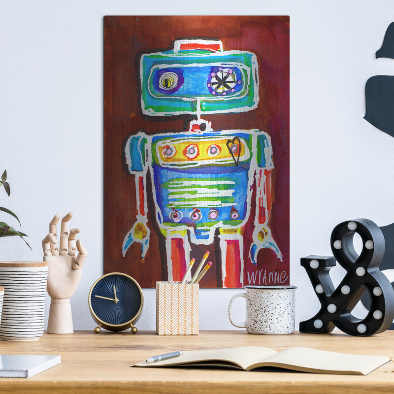 " Robot Boy " by Wyanne, 16" H x 12" W