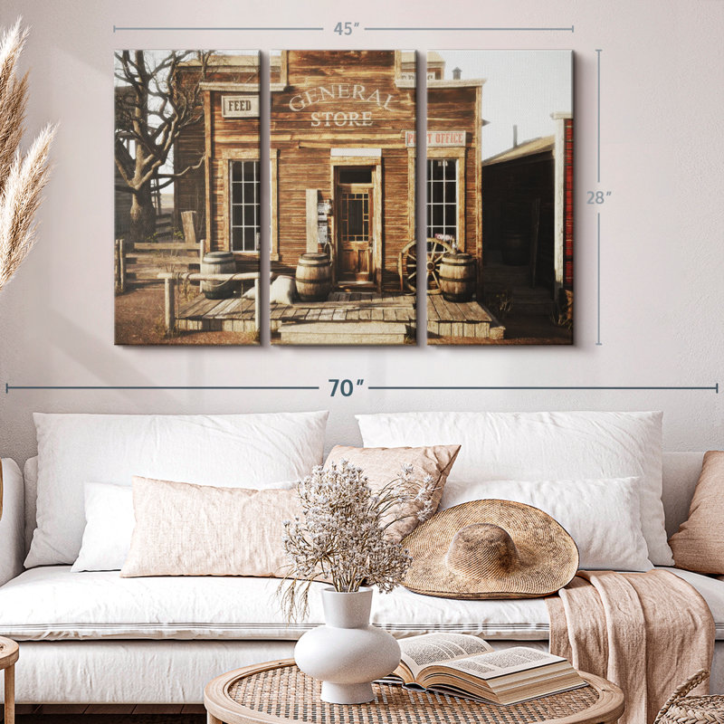 «General Store», 3 pièces, H 28 po x l 45 po