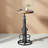 Dining Table Pine Round Solid Wood Top Metal Base Dining Table-86560746