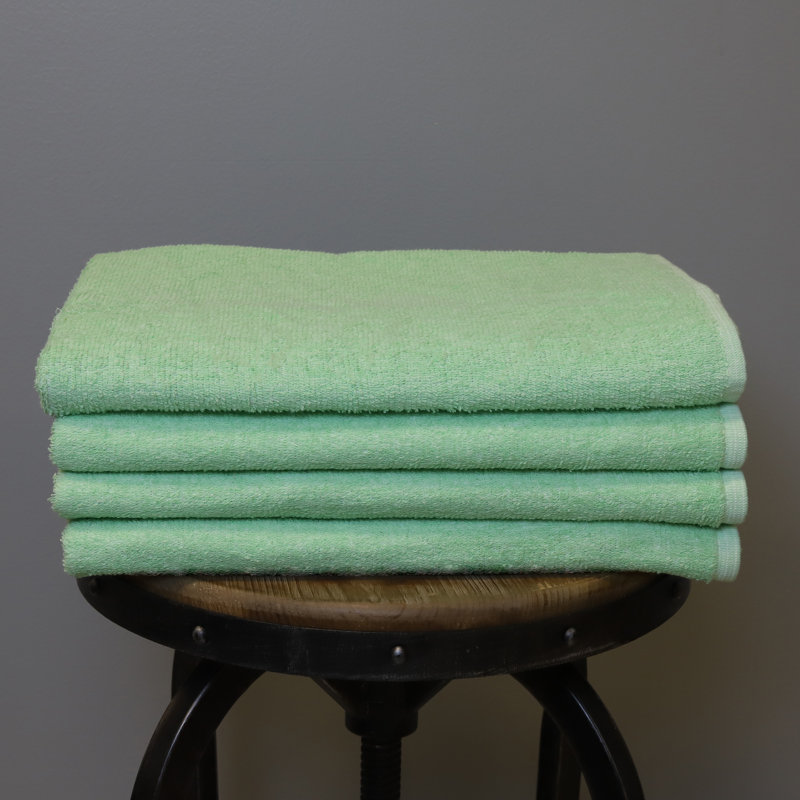 Fibertone By 1888 Mills Midweight Beach Towel, Lime