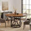 Round Metal Base Dining Table-1571544071