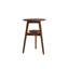 Table d'appoint 100% bois massif 2 niveaux