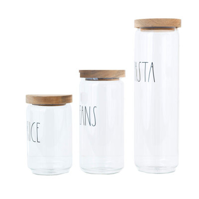 Glass Canister - Set of 3