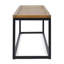 Banc industriel en bois et métal Jeco-131435268