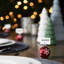 Ornement boule de Noël en verre avec porte-flocons de neige - 2 po - rouge - ensemble de 6