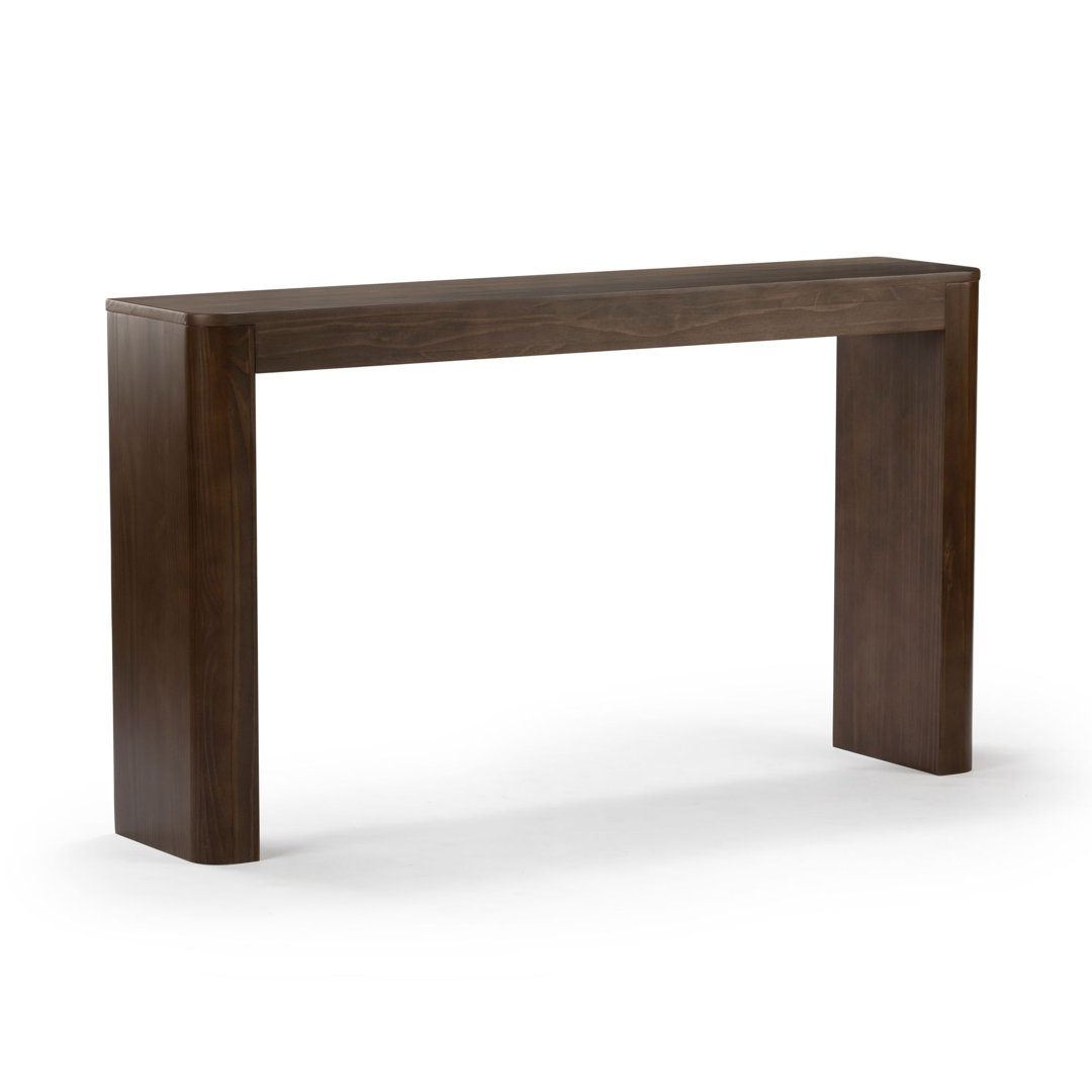 Stemple Solid Wood Console Table Wade Logan® 