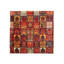 Hanan Hand Knotted Area Rug in Red