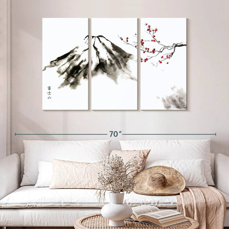 Alvord Asian Mountain, 32" H x 50" W